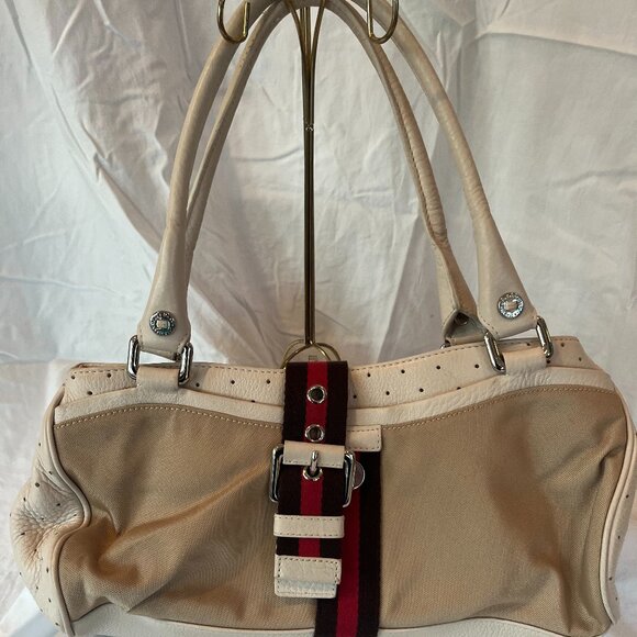 Cole Haan Handbags - Cole Haan -- Courtney Collection -- Vintage -- Leather and Nylon -- Shoulder Bag